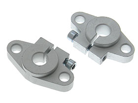 Pack of 2 - 8mm Bore Flanged Supports For Linear Guide Rail