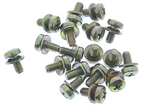 Pack of 18 - Screws - M5-0.8 X 13mm with Belleville Washer