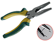 Long Noes Pliers with Cutter & Hog Ring Crimper