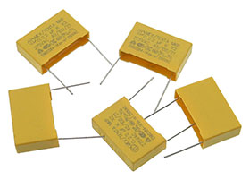 Pack of 5 - 0.22uF 275VAC Safety Capacitor