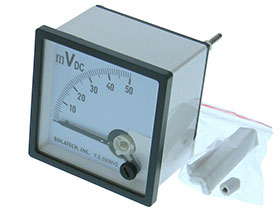 0-50mVDC Class 1.5 Analog Panel Meter 2-13/16