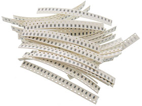 680pc. Type 1206 Chip Resistors - 34 Values - 1 ohm to 1Meg