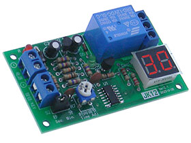 Triggered Time Delay Relay - Delay on Break - 12VDC