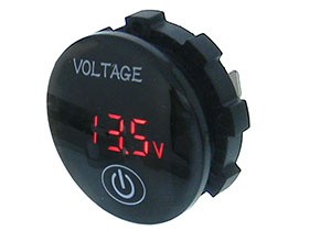 12/24VDC Red LED Battery Charge Meter