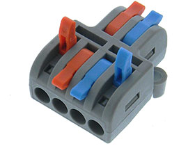 2 Circuit - 2 Way  - Lever Action Wire Splitter, Splice