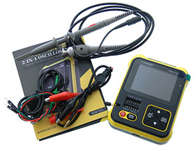 Handheld Digital Oscilloscope with LCRT Tester