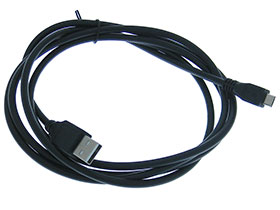 USB Cable, 6ft. Type A Male to Micro B Male