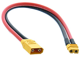 XT90 Male to XT60 Female Adapter Cable - 30cm