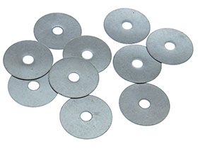 Pack of 10, Stainless Steel Very Thin Washers 1.25