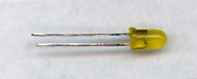 5mm Yellow LED, Diffused