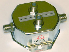 CATV 2 Port Line Tap 17DB