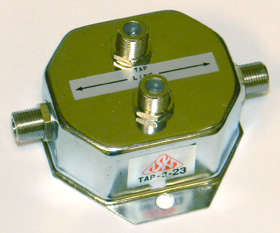 CATV 2 Port Line Tap 23DB