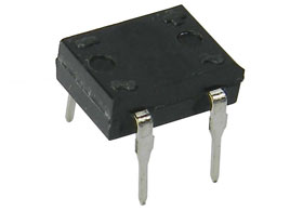 1A, 400PIV DIP Bridge Rectifier