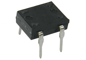 1A, 800PIV  DIP Bridge Rectifier