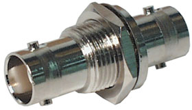 BNC Type Connector, Female to Female Isolated Bulkhead