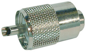 UHF Connector, Male PL-259 Twist On for RG-59U Cable