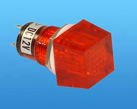 12V Panel Lamp, Red