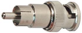 BNC Type Connector, Male to RCA Male Adapter