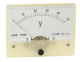 0-50VDC Class 2.5 Analog Panel Meter