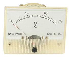 0-150VAC Class 2.5 Analog Panel Meter