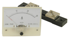 0-30ADC Class 2.5 Analog Panel Meter & Shunt