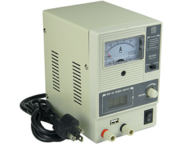 0-5/15 Volt 1A Dual Range Power Supply